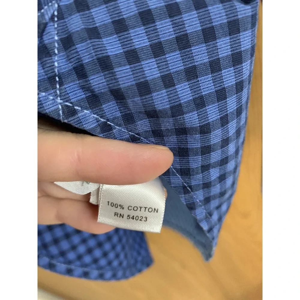 Banana Republic Men Blue button up shirt Slim Fit XL